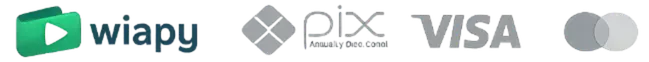 Pagamento seguro processado pela Wiapy